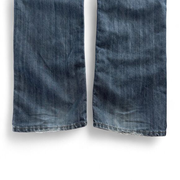 Buffalo David Bitton Jeans Mens 38x29 Dark Wash Relaxed Straight Leg Denim - Picture 7 of 9